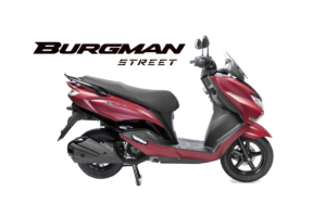 Bergman-maroon-scooter-side1